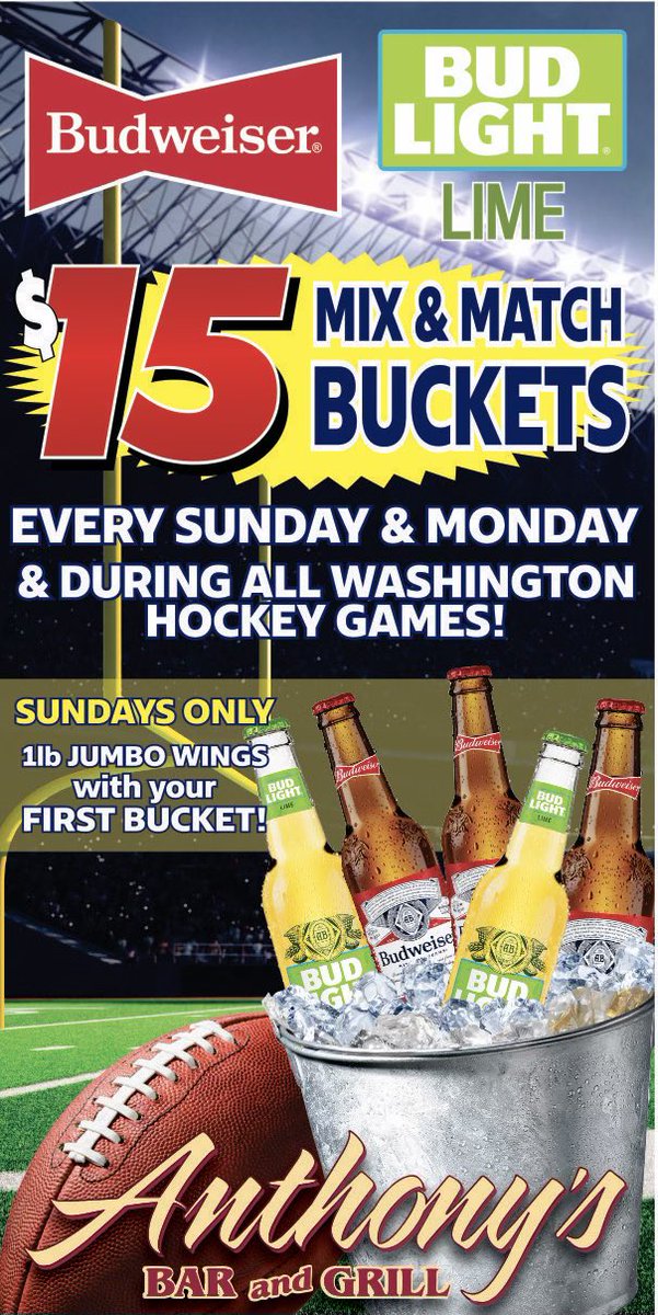 Anthonysdunkirk's tweet image. ✳️SundayFunday✳️
Open at noon.  Bucket deal w/1 lb naked wings!  Bucket deals open-close. Games will be on.  Come join us.

#hiring #kitchenhelp #bartender #server #employment #saferide #nowhiring #🇺🇸 #keno #toysfortotsofcalvertcounty #beer #toysfortots #dessert #livelocalmd
