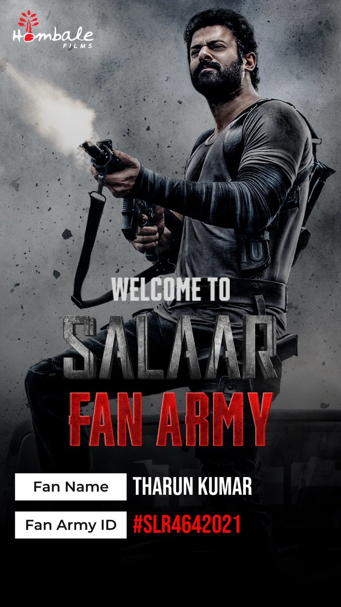 nomulatharun9's tweet photo. Done ✔️.. 🔥🔥🔥💥💥💥

#Salaar #SalaarFanArmy 
#Prabhas    #HombaleVerse #SalaarMerchandise #SalaarStyle 
#SalaarCeaseFireOnDec22    
@SalaarTheSaga @hombalefilms https://t.co/TPfefuAMjY