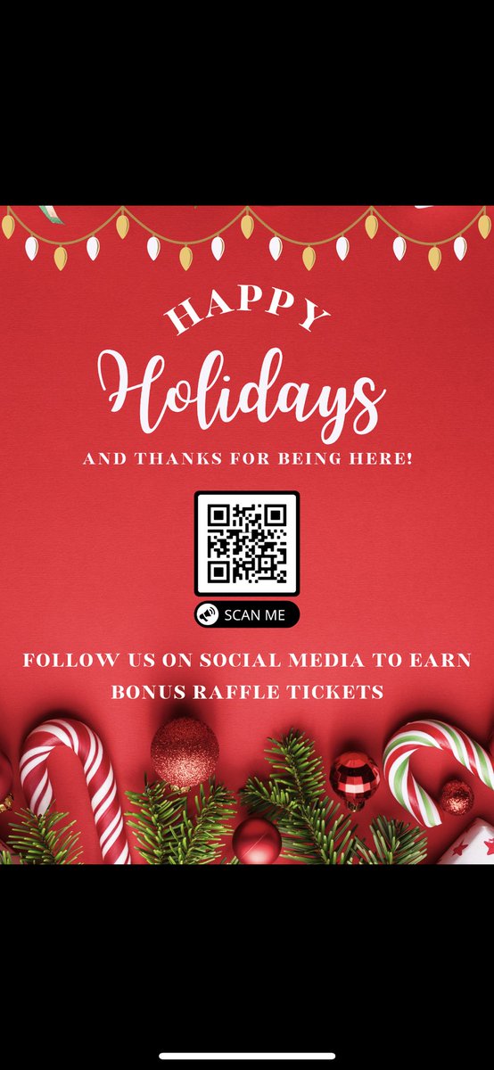 Make sure to show us that you follow us on social media for your bonus raffle ticket! Over 90 prizes to be given away! Only 6 days away!