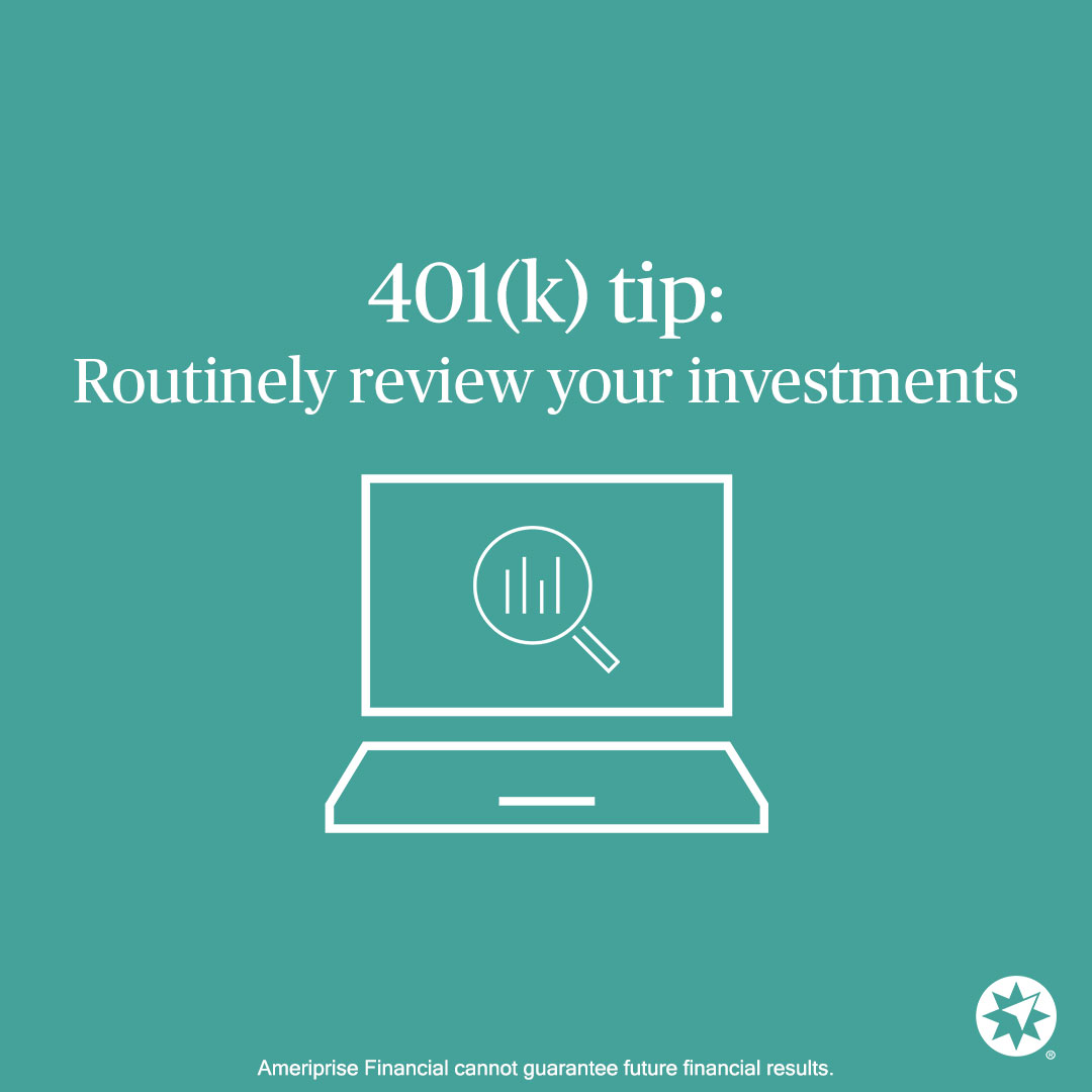 While it may be tempting to “set and forget” your 401(k) investments, doing so may cost you in the long run. Let’s connect to review your portfolio and ensure it aligns with your risk tolerance, time horizon and goals. bit.ly/3RK0Z8Y