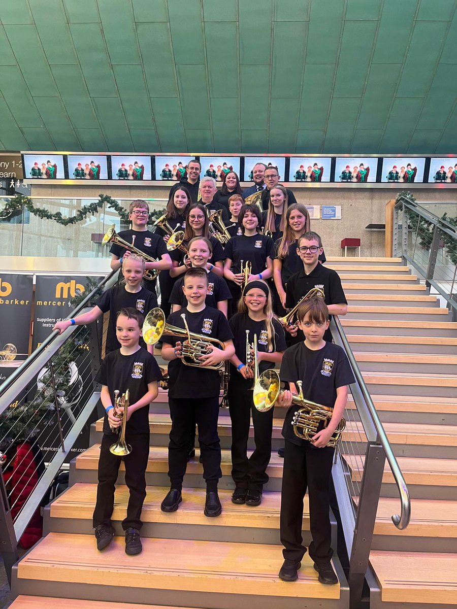 More photos from the Scottish Youth Brass Band Championships in Perth. The golden gang!