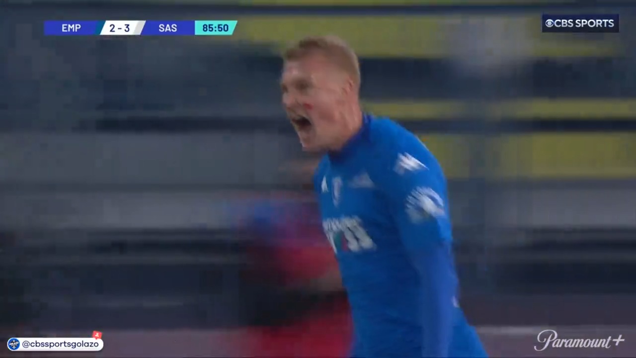 A barn burner in Empoli! 🔥Viktor Kovalenko buries the equalizer, the sixth goal of the match!