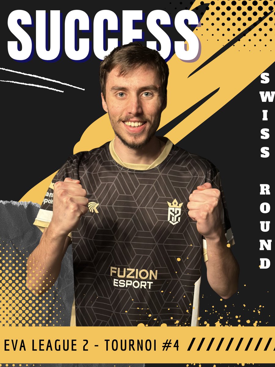 Une ronde suisse validée dans la douleur qui nous assure une place en EVA League 1 💛🖤

<a href="/evagg_fr/">EVA</a> 
#WeAreFuzion #FuzionEsport