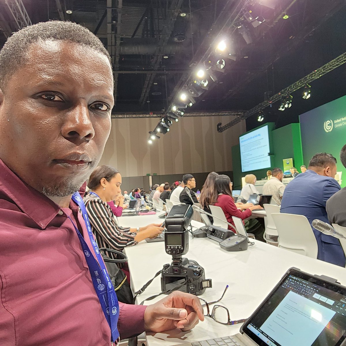 andyliburd's tweet photo. Came this far to do my part so future generations in our beautiful islands can be assured of a better future. The task, clearly, will not be easy but it is certainly worth every ounce of effort.

#COP28UAE 
#IslandsMatter https://t.co/xaVmiDxOIB