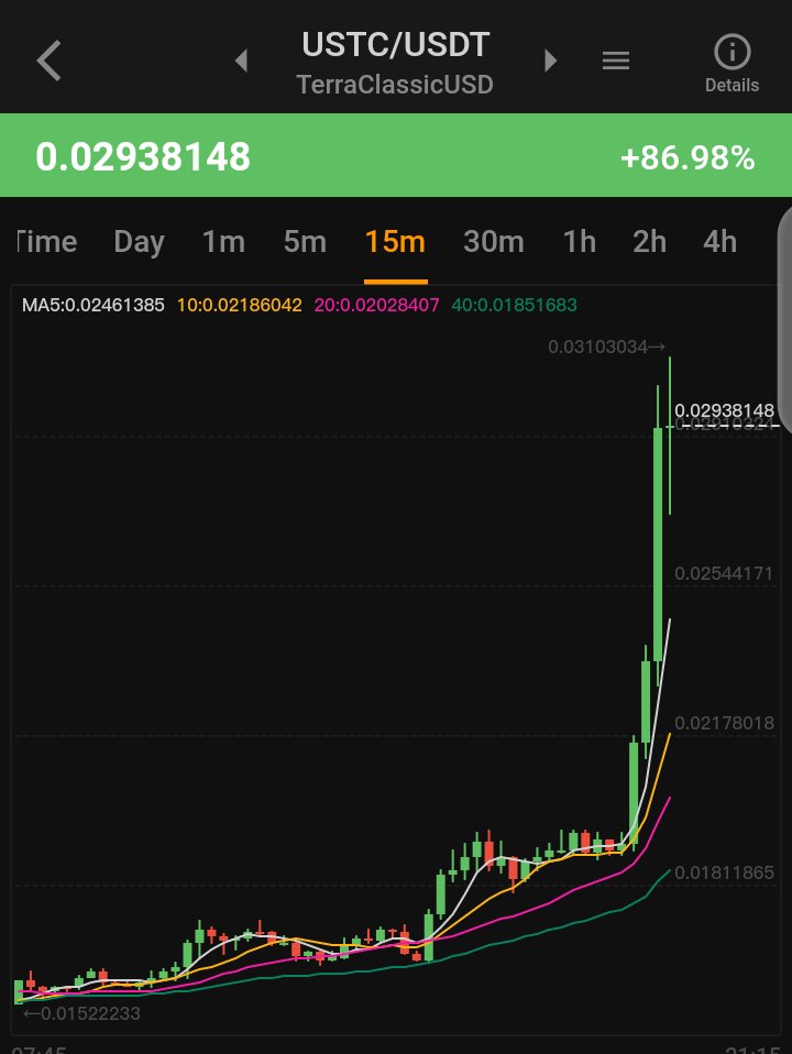 #USTC TO THE MOOON 🚀🚀🚀🚀

#LUNC #LUNA  #LunaClassic  #LuncBurn