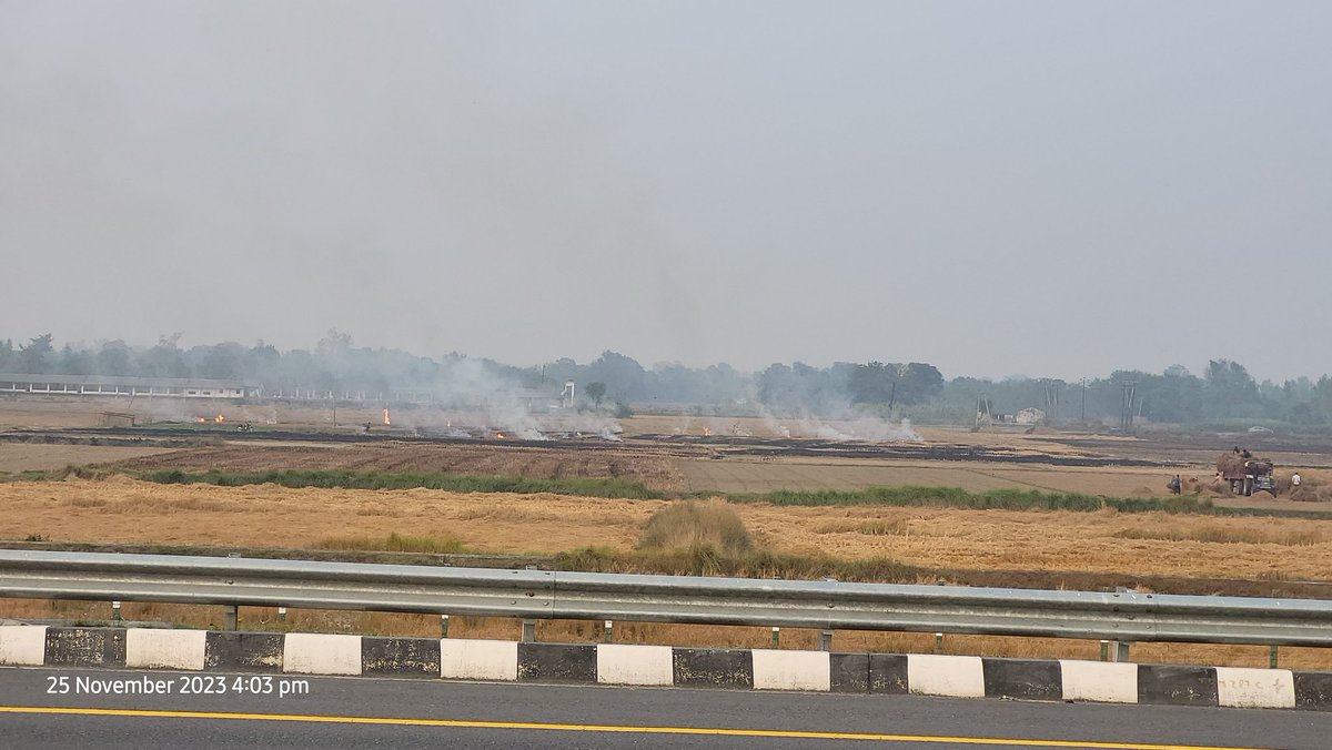 Why so much pollution in Delhi?? Yea it's not Punjab it's Uttar Pradesh. Stubble burning at 1000 places everyday. Check thread Bhakti media will Never show you this. Check thread