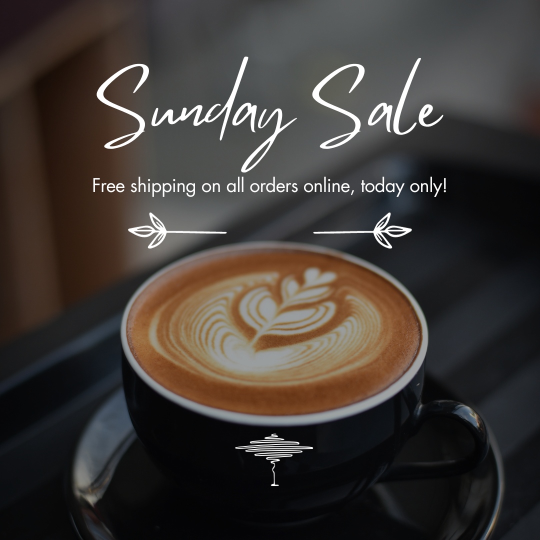 Special Sunday Sale! Free shipping on all online orders, today only! indabacoffee.com