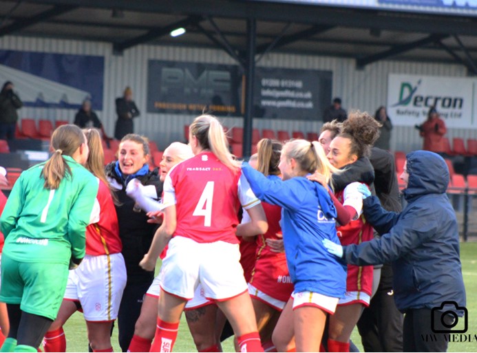 MillieMWMedia's tweet photo. As you've probably seen by now, victory down at The Multevo Anchor Ground, Darwen for Darwen Ladies tonight!
📸full gallery out soon...
@AdobeWFACup https://t.co/fXLNp2Nk8q