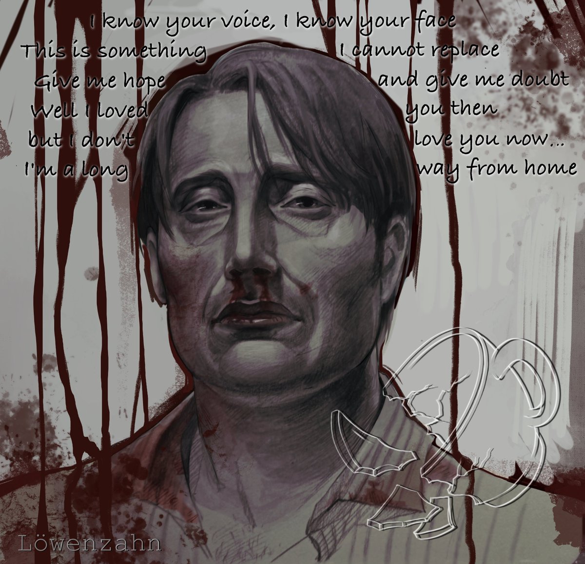 lowenzahn19's tweet photo. we broken to reverse.

@BryanFuller
#Hannigram #Hannibal #Fannibals #WillGraham #art #digitalart https://t.co/0SKdBsDORs