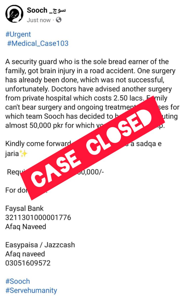 Sooch_official's tweet image. #Update
#Caseclosed
#Thanksforsupport