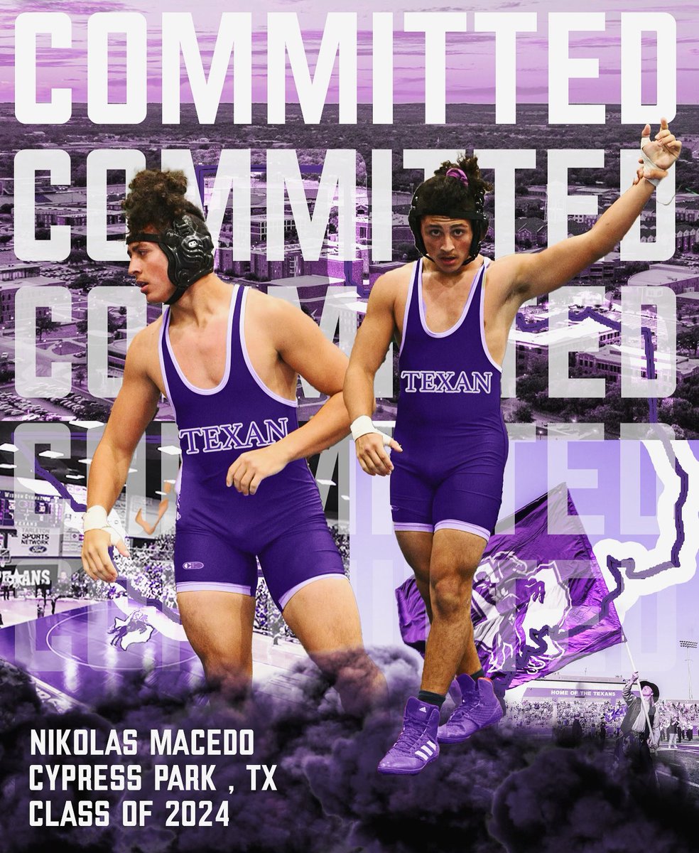 After a visit with <a href="/GBaby_141/">Grant Leeth</a> and a phone call from <a href="/overhiser25_/">Jimmy Overhiser</a>  I’m excited to announce my commitment to wrestle at Tarleton State University. <a href="/CyParkAthletics/">Cy Park Athletics</a> <a href="/CyParkWrestling/">CYPRESS PARK WRESTLING</a> <a href="/Coach_G_Rog/">Greg Rogers</a> <a href="/D0c_j_6/">Pete Longoria</a> <a href="/CoachJosephNSSH/">♍️ Ashanté Joseph</a> <a href="/Wolf_Pack_Queen/">Jen Kadas</a> <a href="/JaBeast_Jones/">Javicz Jones</a>