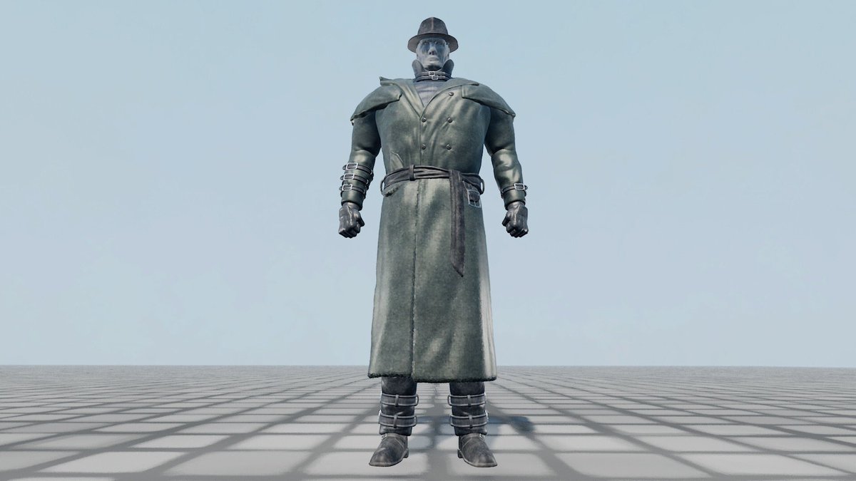 RoboKiller9's tweet image. Finally got around to finishing the Mr. X model. Might release it soon. Humanoid builds are challenging, but I’m happy how it turned out! 
#Madeindreams #DreamsPS4 #ResidentEvil