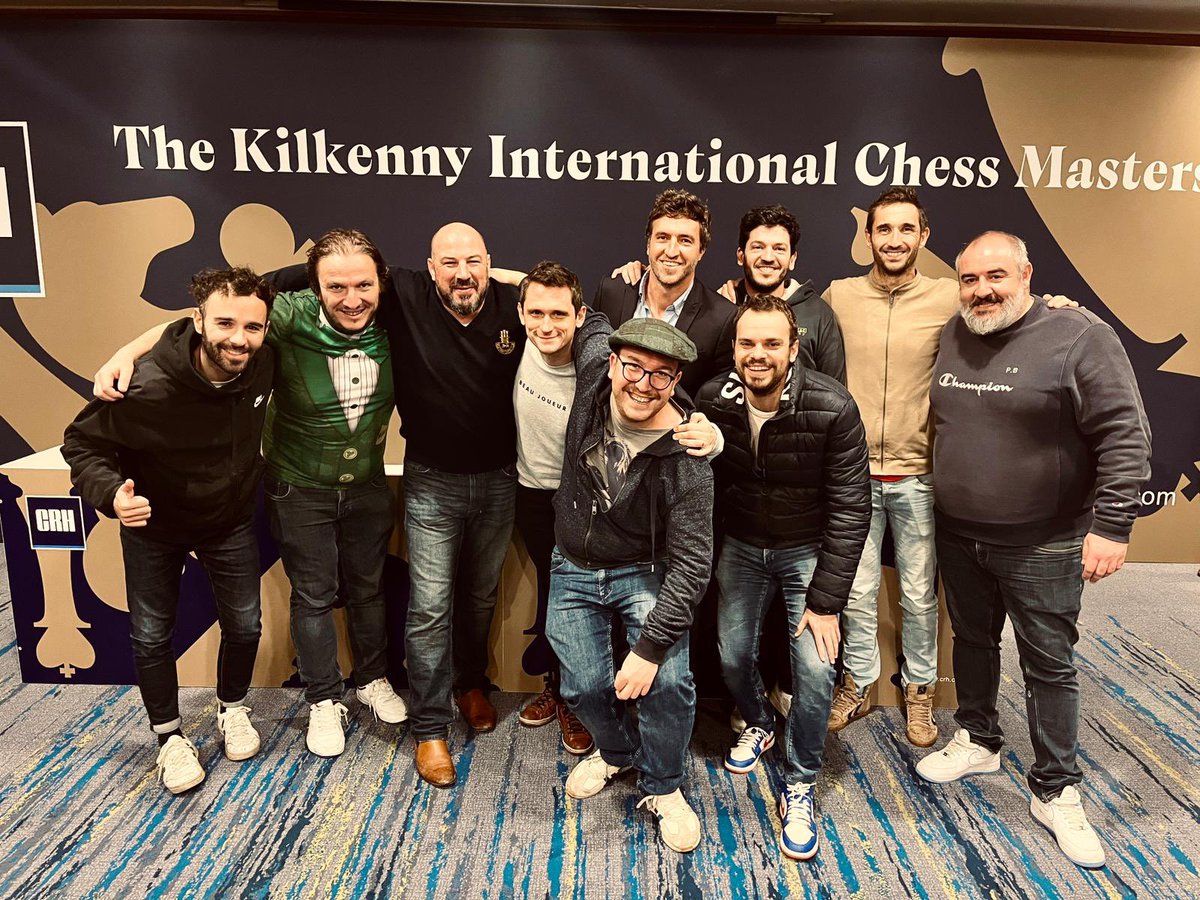 Un plaisir de jouer  et de gagner le tournoi de Kilkenny 🇮🇪🍺🍺🍺🍺. La fine équipe était en forme! <a href="/fablibi/">Fabien Libiszewski</a> <a href="/Lenitnaf/">Thibault Fantinel</a> <a href="/caissa_bordeaux/">Caïssa Bordeaux</a> et le Cornetto .