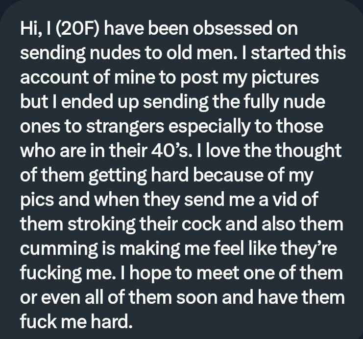 PervConfession's tweet photo. She loves when older men cum to her https://t.co/ClEbAERXHf