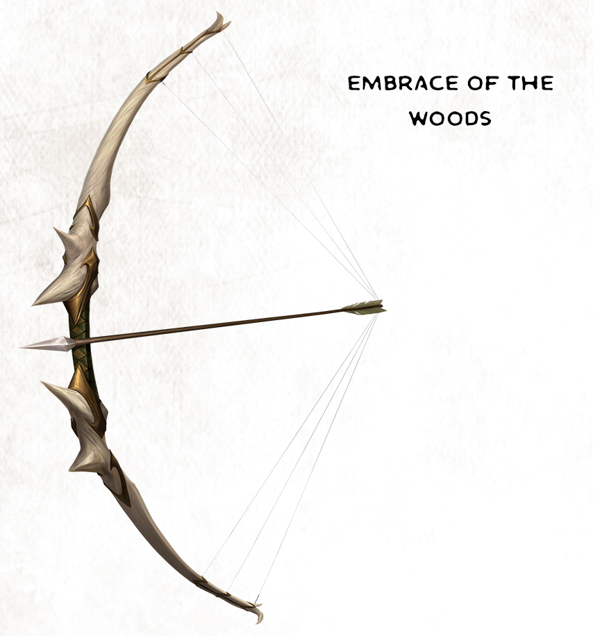 ✨NEW MAGIC ITEM - Embrace of the Woods✨ 🔗in the profile 📖An exquisite bow crafted in spotless white wood and polished to perfection with the utmost care, this weapon thrums with sylvan energy.📖