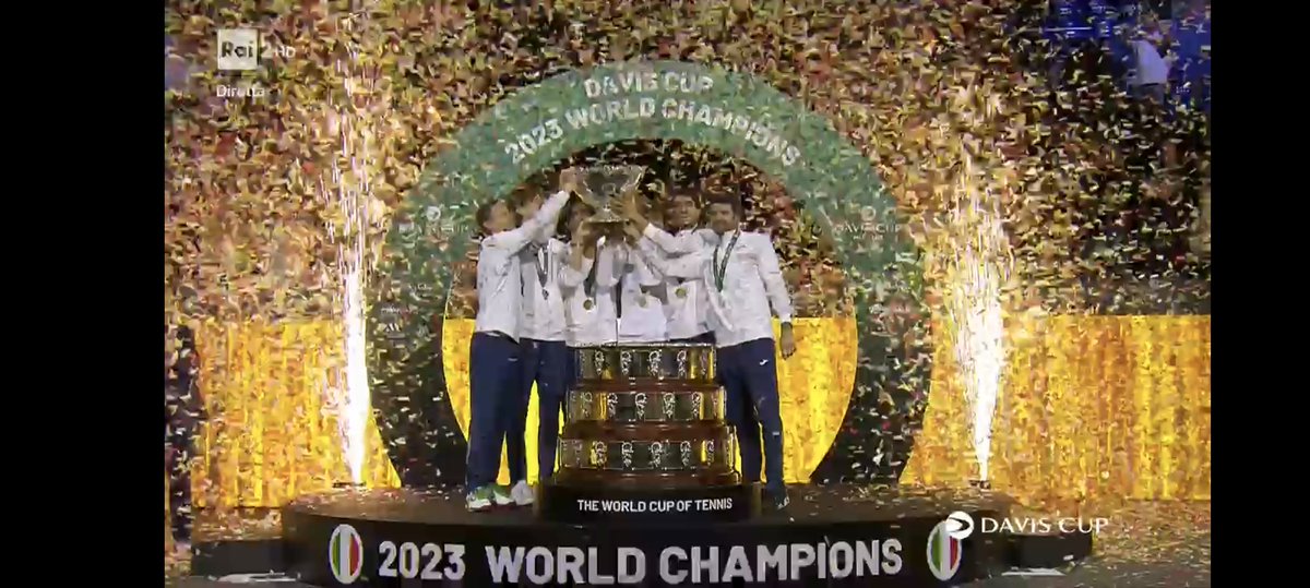 E #CoppaDavis fu, ancora nella storia!! #tennis #CoppaDavis2023