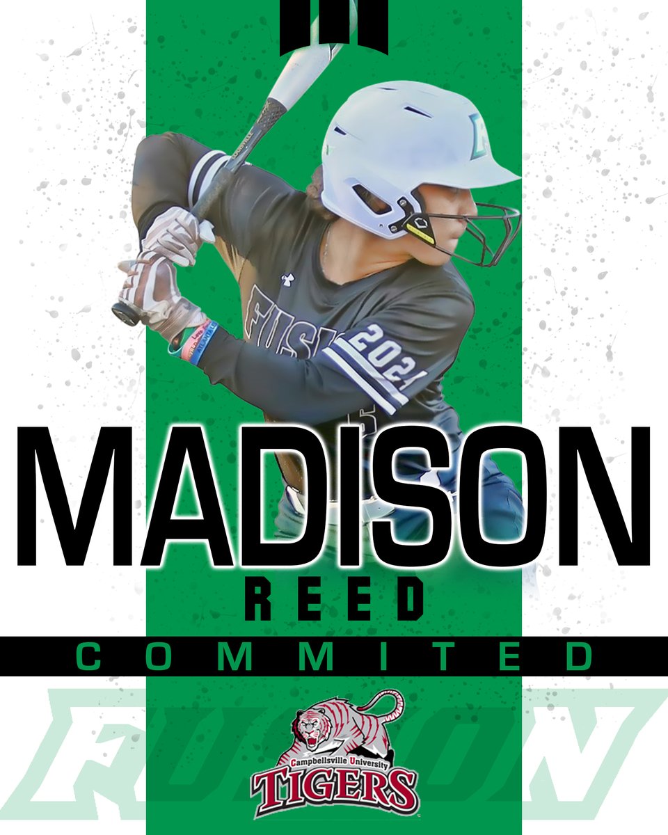 Celebrating <a href="/madison_reed06/">Madison Reed</a> (Madison Reed) and her commitment to <a href="/CVilleLTS/">LadyTigerSoftball</a>! Madison goes to <a href="/loumalesoftball/">Male HS Softball</a> and is a class of 2024 commit. Excited to watch you in college!

#LLAP
#FusionFamily
#GirlsinGreen