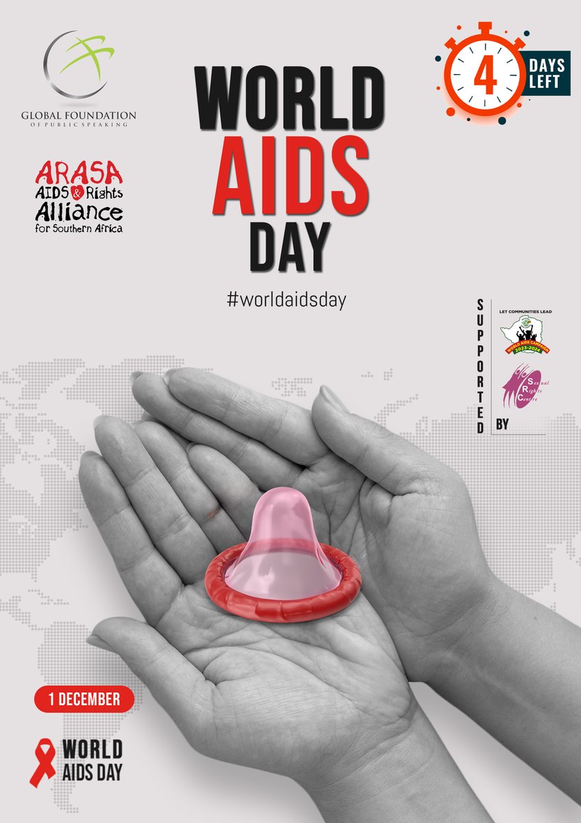 GFPSzw's tweet photo. Countdown to World AIDS Day 2023: Take action, spread love, and end the stigma in 4 days!

#UniteAgainstHIV #PromoteSafePractices #TakeActionToEndAIDS

@naczim @_ARASAcomms @SexualTalk https://t.co/3PrSo3w7Pv