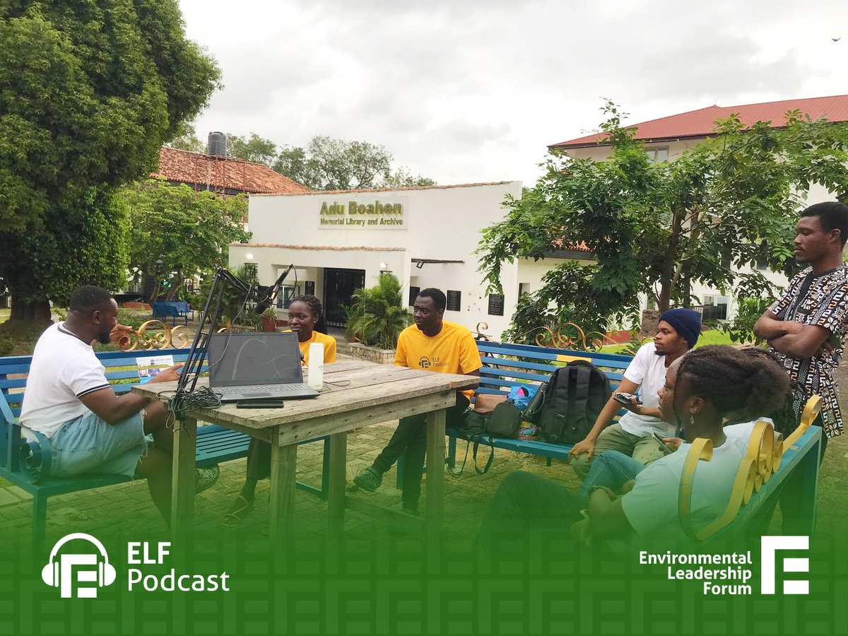 elf_ghana's tweet photo. The #ELFPodcast team had an amazing time today on the University of Ghana campus. Don't miss out on our upcoming episode - subscribe to the ELF Podcast on your preferred platform today! https://t.co/BXx0L3pqBv

#ClimateActionNow #Sustainability https://t.co/Ad8F5QCsk5