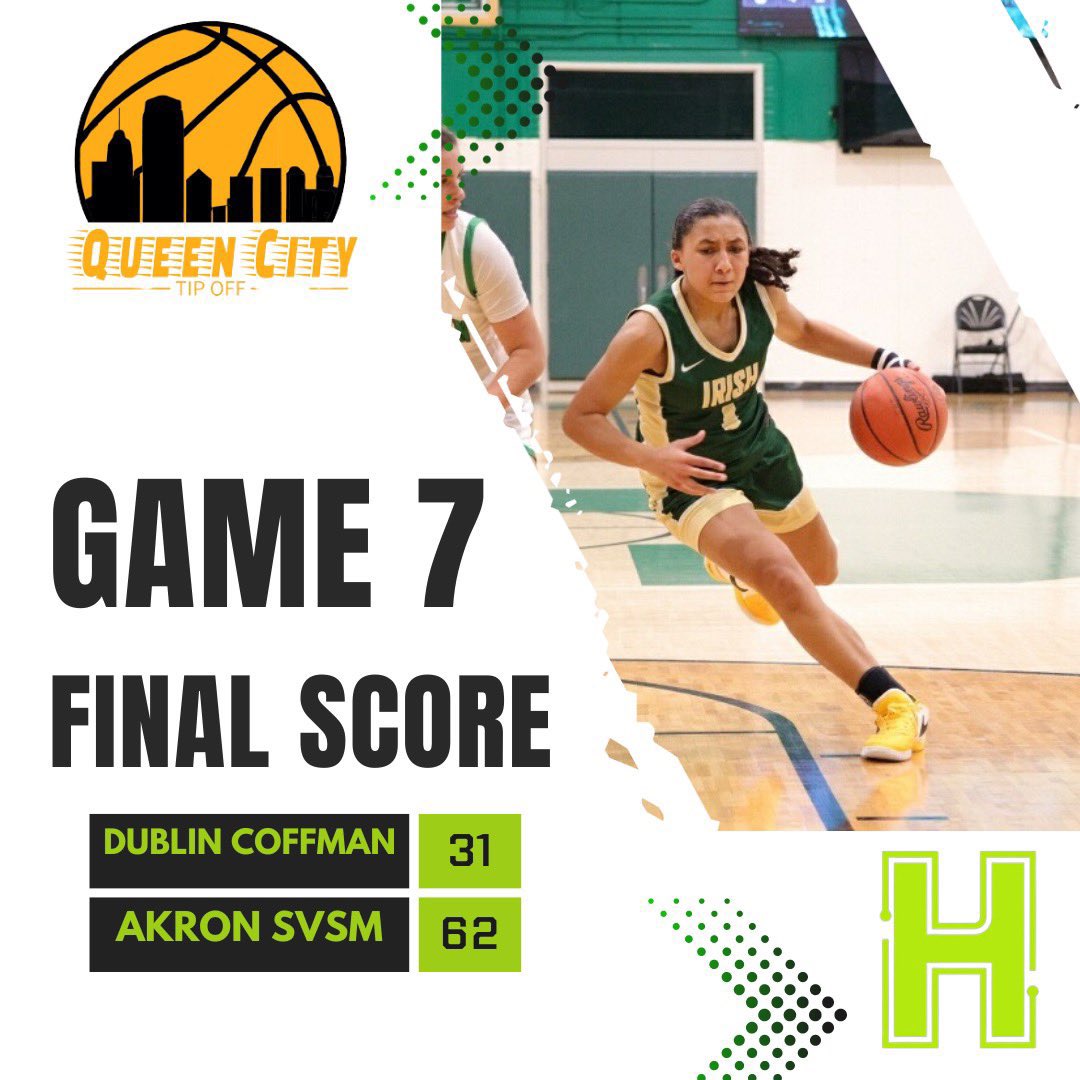 DUB ‼️ 
Great start. ⬆️⬆️
Melania Cornute-13pts 3A 2S
KaMiah Pryor-4pts 5R 3A
Kendal Batchik- 8pts 2R 2A
Erica King-12pts 7R 2A
Jaicee Wallace-8pts 4R 3S
Denni Lawrence-7pts 4R 3A
Chenoa Moss-2pts 6R 2A
Tatum Smith- 8pts 3R 1S
#GoIrish
S/O to <a href="/Hoop_Recruit_/">HoopRecruit Scouting</a> for the hospitality!