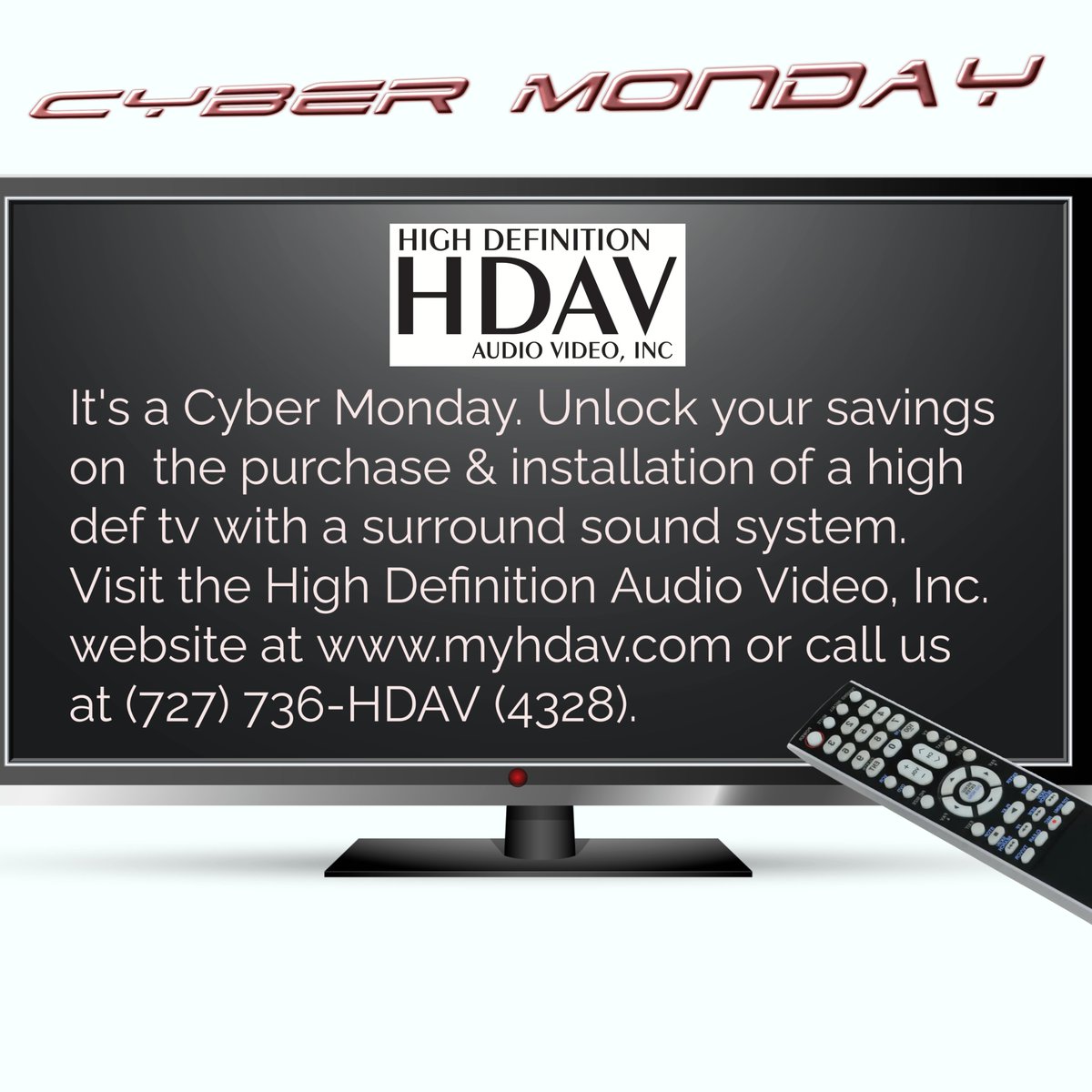 HighDefAV's tweet image. High Definition Audio Video has just what you need for your surround sound system and the purchase and installation of a #highdeftv. #cybermonday #protvinstallers #surroundsoundinstallation #surroundsoundinstallers #prosurroundsound #highdefinitionaudiovideoinc #myhdav #myhdavinc