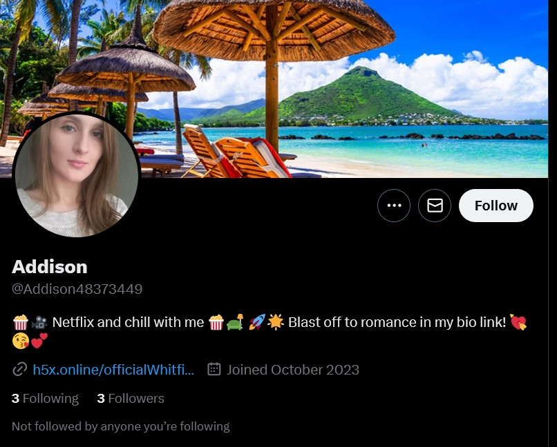 This kind of porn crap gets  the INSTABLOCK right away.
They "like" your posts and hope you talk with them.