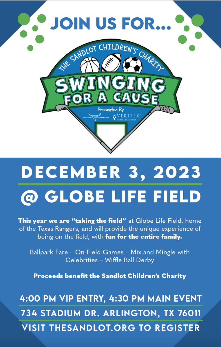 JaredSandler's tweet photo. WE ARE LIVE!!!!

The 2023 @SandlotCharity auction is open for bidding!

https://t.co/mq37qCGYgk

All benefitting kids w/ disabilities! FULL LIST of items/experiences below

(More items to be added throughout the week. Auction ends Dec 3rd at 730pm CT) https://t.co/Ox9crFhE6T