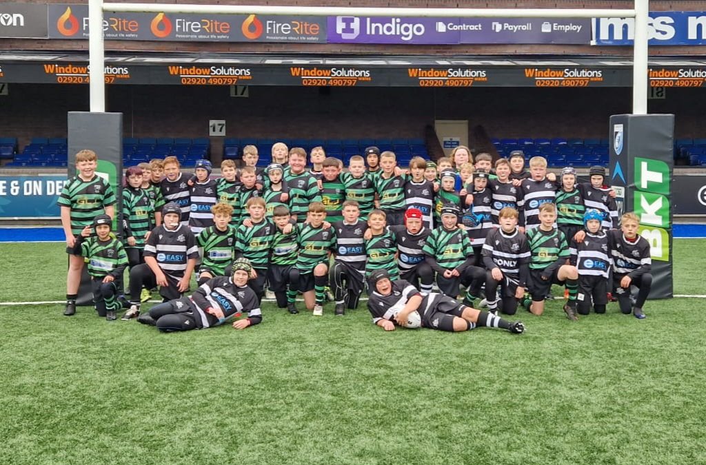 Our u12s had the pleasure of playing on the Cardiff Arms Park today @abercarnmandj. Was great to see the smiles on the kids faces, what an experience. Well done Abercarn, a well organised team that really used the width of that pitch. Hopefully see you again soon!