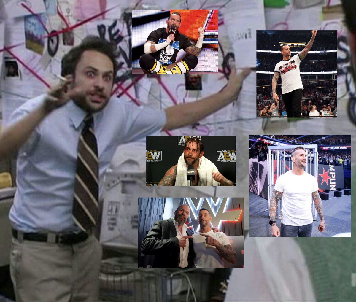how your non-wrestling friends and family members see you explaining CM Punk's WWE return to them: