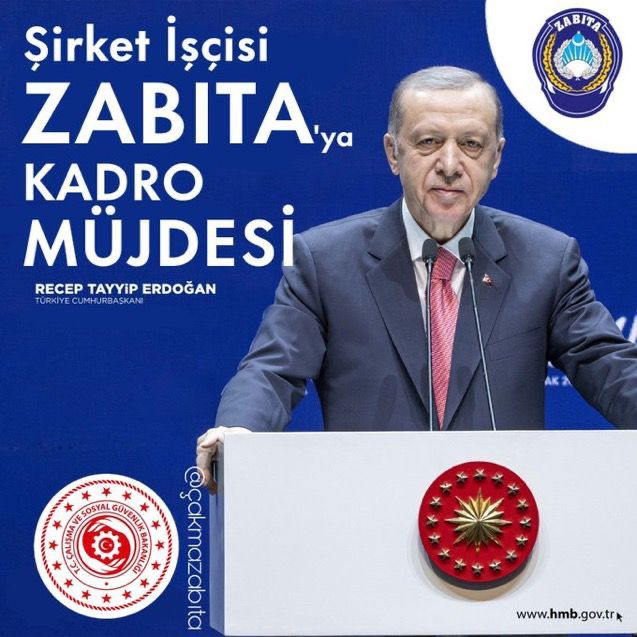 Zabita2525's tweet photo. @RTErdogan
@isikhanvedat
Yıllardır Şirketlere sömürüldüğümüz yeter artık. Hakkımız olan 657yi alana kadar gerek sosyal medya dan gerekse yakın takiple sizlerin peşinde olacağız!..

#BelediyeİşcileriKadroya https://t.co/hrq0MjrxfO