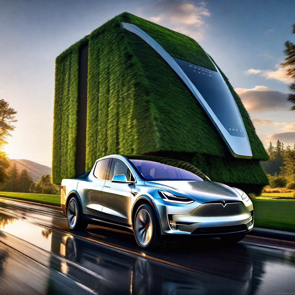 @TeslaDarth 👀🙌🐾 Tesla Pickup at a Tesla Greenhome... 🤩