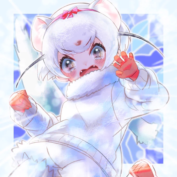11けものオエカキ27#けものフレンズ#イイズナ 