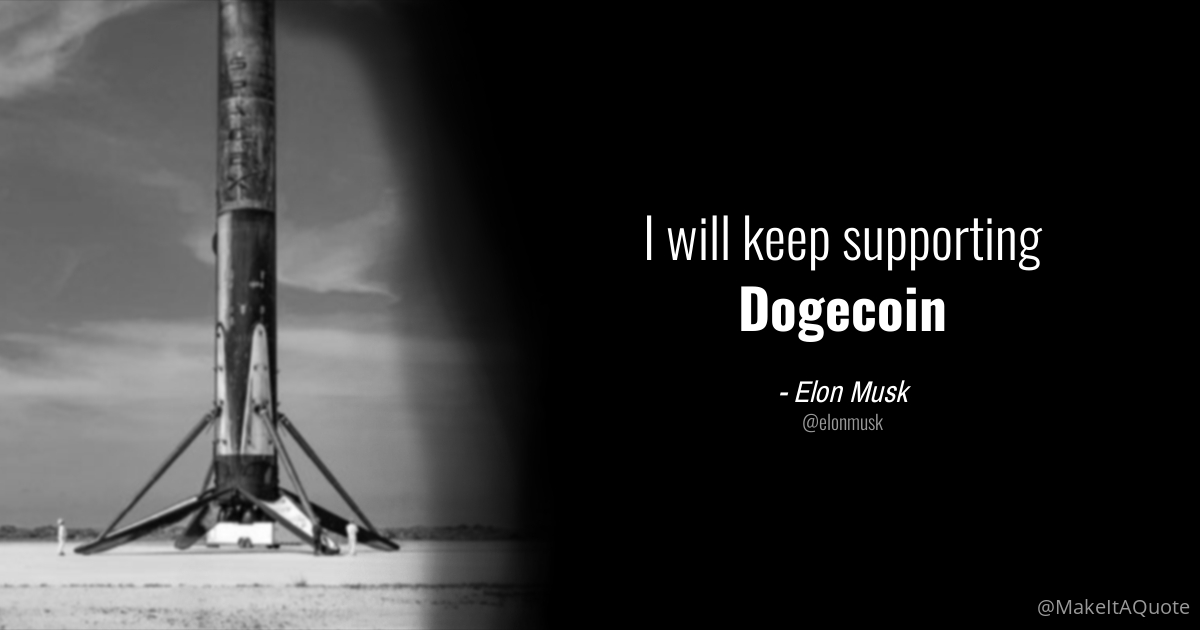 itsALLrisky's tweet photo. Elon Musk still supports Dogecoin https://t.co/HTNqx71REp
