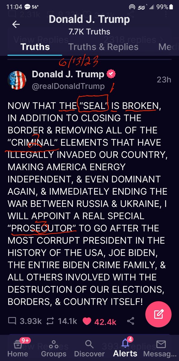 PWTIOO7's tweet photo. @martingeddes @SantaSurfing "NOW THAT THE "SEAL" IS BROKEN..."

What seal?
#ThirdSeal #Biblical 
3 words in "quotations".

God's death angel is the rider on the black horse carrying the scales to restore  balance to justice. 

Exodus 12:23 

Are there any coincidences.

#Inbound 

@BoPolny @Justice4AllCQ https://t.co/ADEPW6phDe