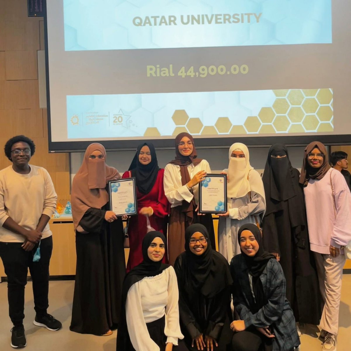 Sanabel_QU's tweet photo. Charity Week 2023 comes to an end with QUraising QAR 44,900. Thank you to everyone who played apivotal role in making this CW a success!
#charityweek #sanabelclub https://t.co/ii2DwSPEGW