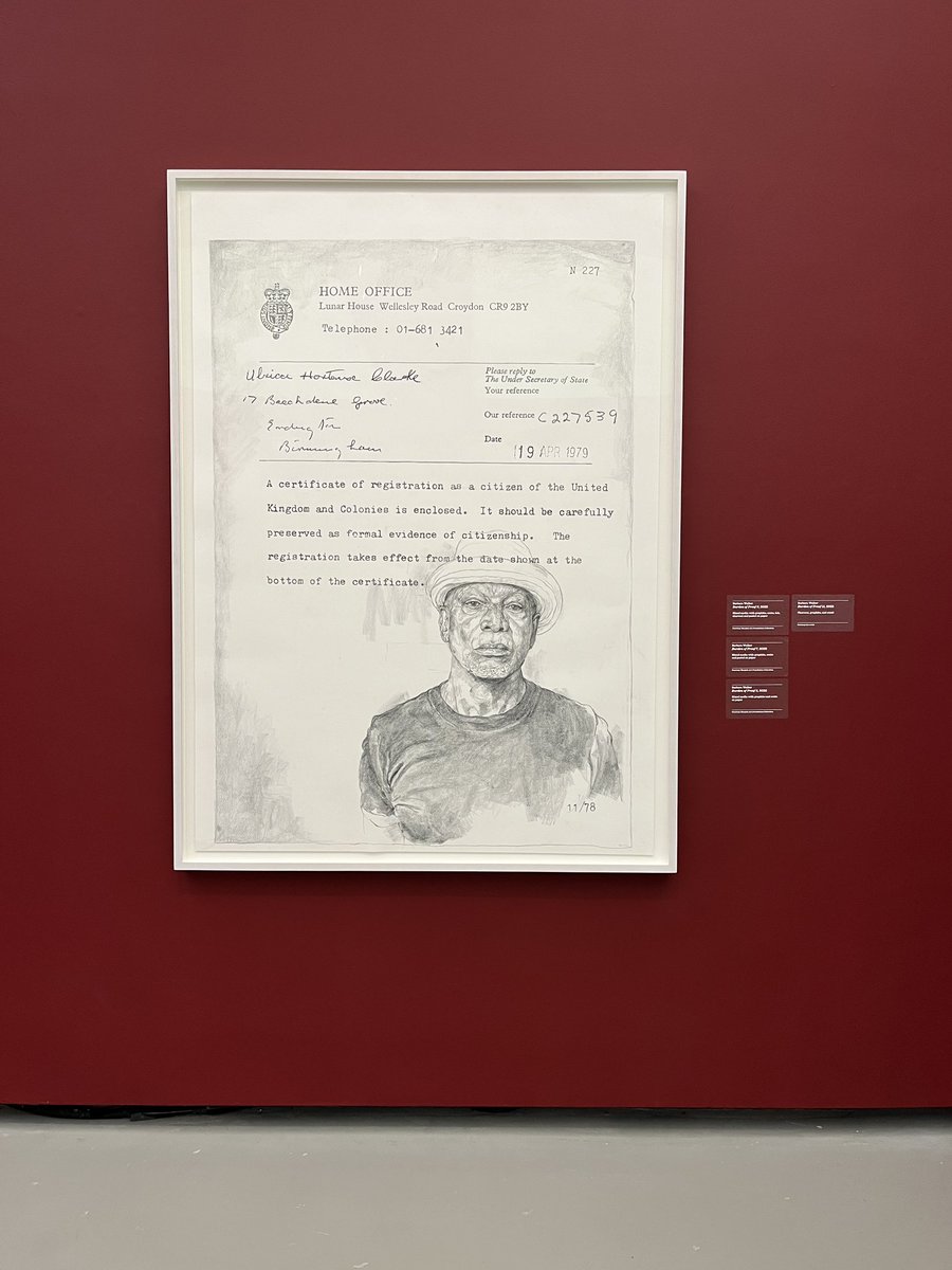 It will be a crime if the Turner Prize is not won by Barbara Walker. Her display <a href="/TownerGallery/">Towner Eastbourne</a> powerfully and movingly personalises documents that were required for legitimacy during the Windrush scandal. The room also has huge portraits drawn directly on the gallery walls.