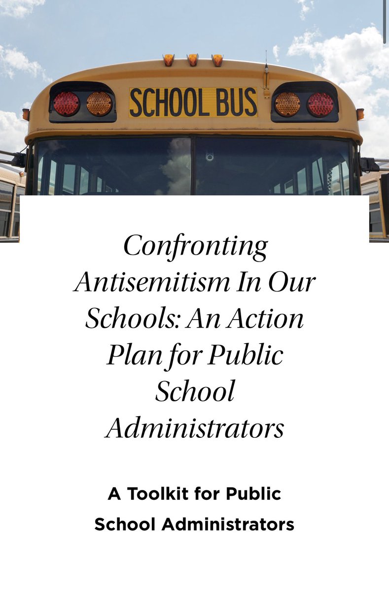 AJCGlobal's tweet photo. A Jewish teacher at a NYC high school had to be locked in a classroom for protection against hundreds of rioting students trying to attack her for over two hours.

We are horrified at this pure antisemitism.

We thank the NYPD officers who arrived to protect the teacher and are glad @NYCSchools suspended several of the students. However, further investigation into this incident is needed.

All schools must enforce safety and order in their buildings and not allow antisemitism.

AJC's Guide to Confronting Antisemitism in Public Schools provides a good starting point:
https://t.co/V1ktzbQFvA