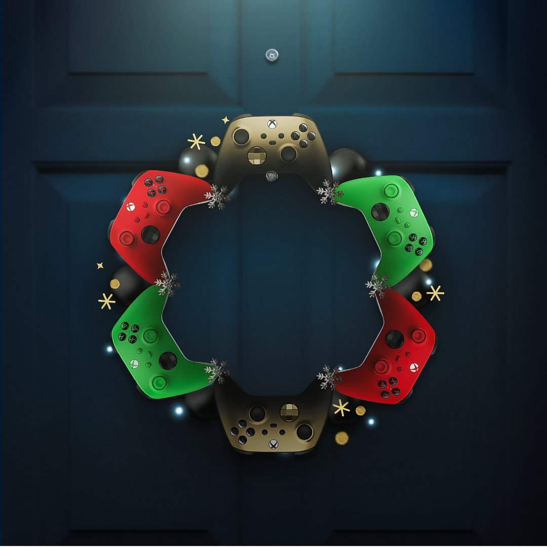 XBOX's tweet photo. Our decorations are up already! ‘Tis the season.

Start your season of play with these Black Friday controller deals before they're over: https://t.co/G720xa4kOH https://t.co/ndKh5qPSgl