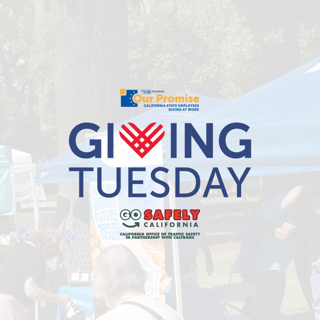 OurPromiseCA's tweet photo. Giving Tuesday is on November 29th! This years Giving Tuesday is sponsored by @OTS_CA!  Together we want to encourage you to donate to a certified nonprofit. To make a one time or monthly contribution visit your Cal Employee Connect! https://t.co/XFU959mLPx