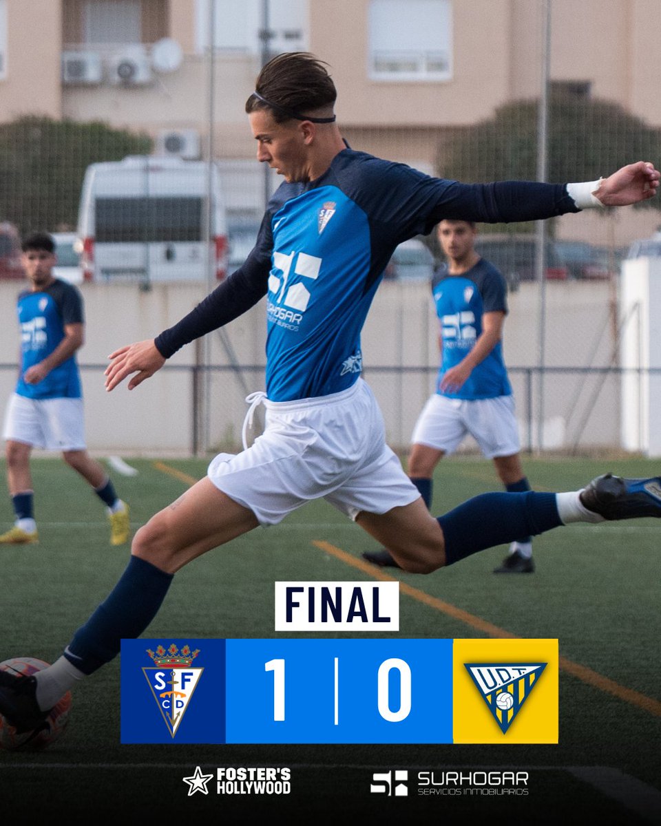 💙 ¡FINAAAAAL! ¡VICTORIA DEL FILIAL EN BAZÁN! 

1️⃣ #SanFernandoB
0️⃣ <a href="/UD_Tomares/">UD Tomares</a>

⚽ Yerai