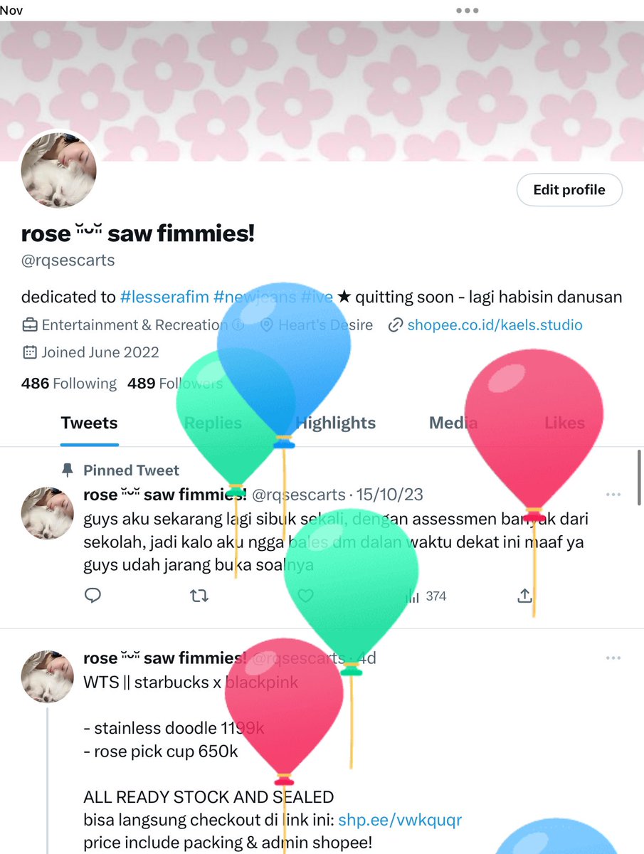rqsescarts's tweet photo. yey ada balon https://t.co/jmLuVBBQ16