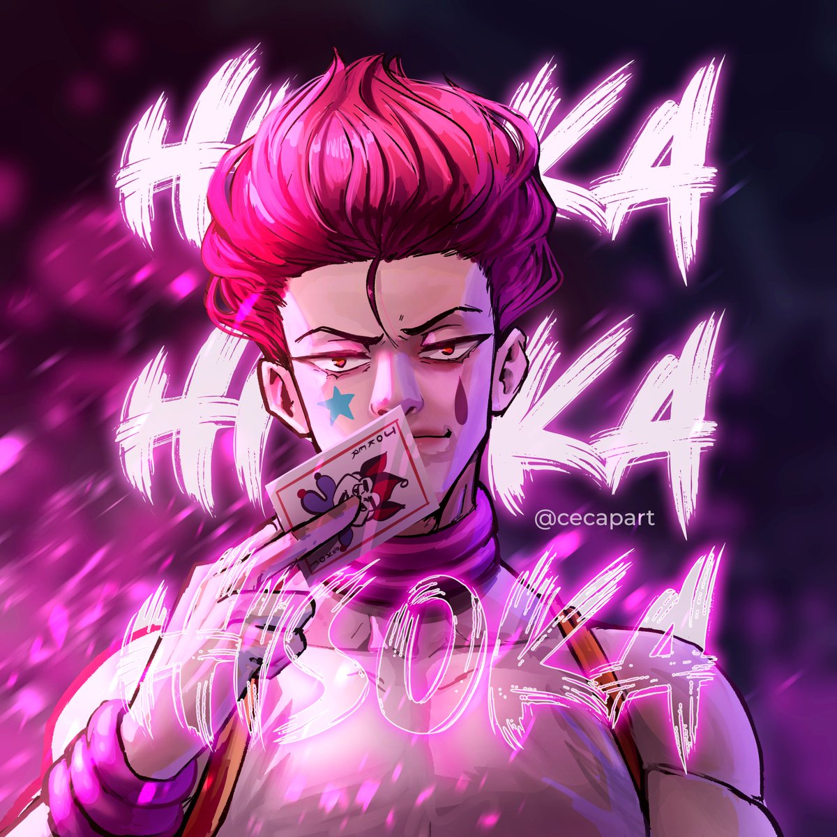 cecapart's tweet photo. #Hisoka #HunterXHunter 
#ハンターハンター    #ヒソカ #HxH https://t.co/Hfs5a67vCX