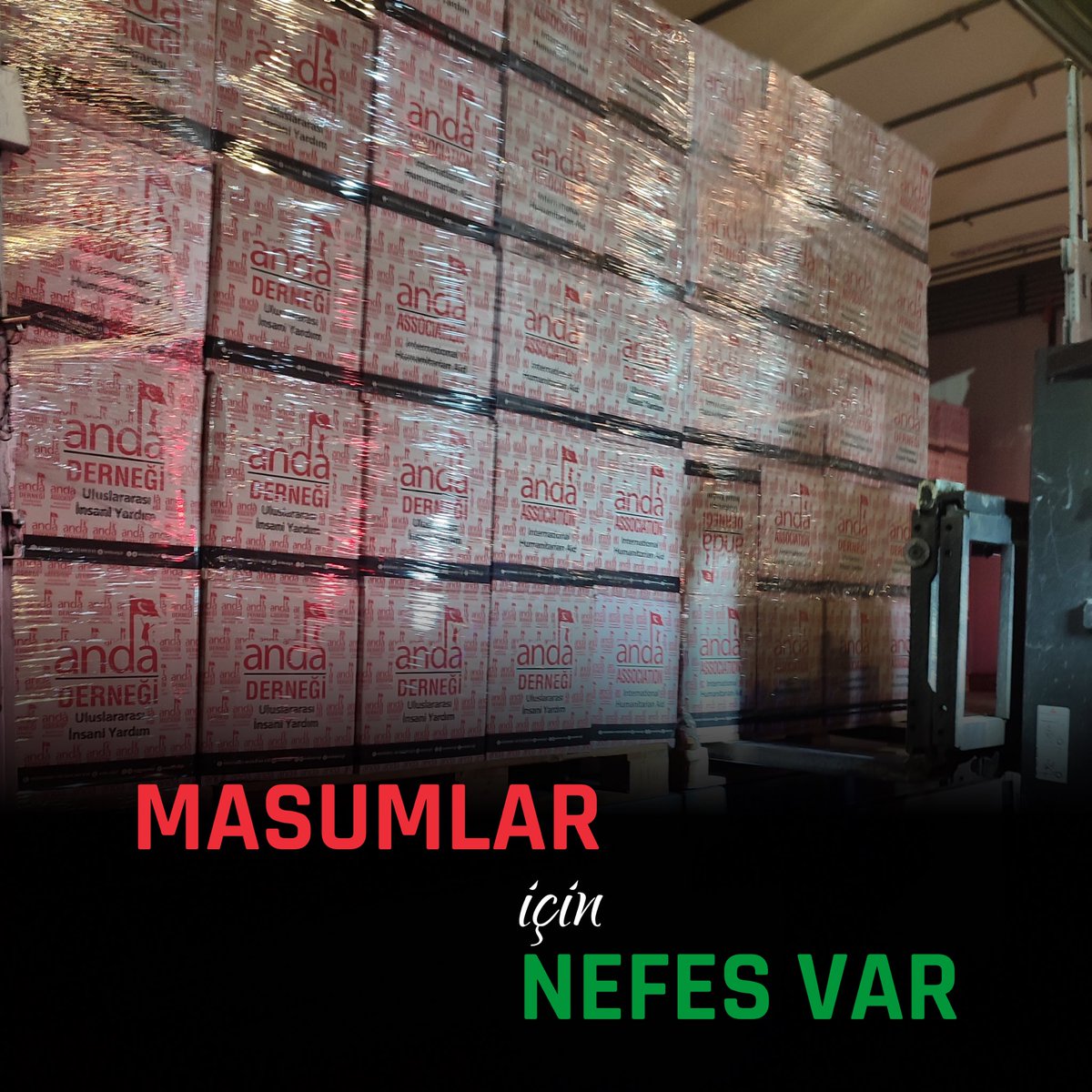 andadernegi's tweet photo. FİLİSTİN için YARDIM VAKTİ 🇵🇸🇹🇷

ANDA Derneği olarak; gıda, hijyen malzemeleri ve medikal malzemeler, çocuk bezi, çocuk maması, çocuk bisküvisi ve oyuncaklardan oluşan 4 adet insani yardım tırımızı; AFAD koordinesinde Mersin Limanı’na ulaştırdık.

#anda #andaderneği #filistin #palestine #help #helppalestine #🇵🇸 #yardım #bağış #prayforpalestine #gazze