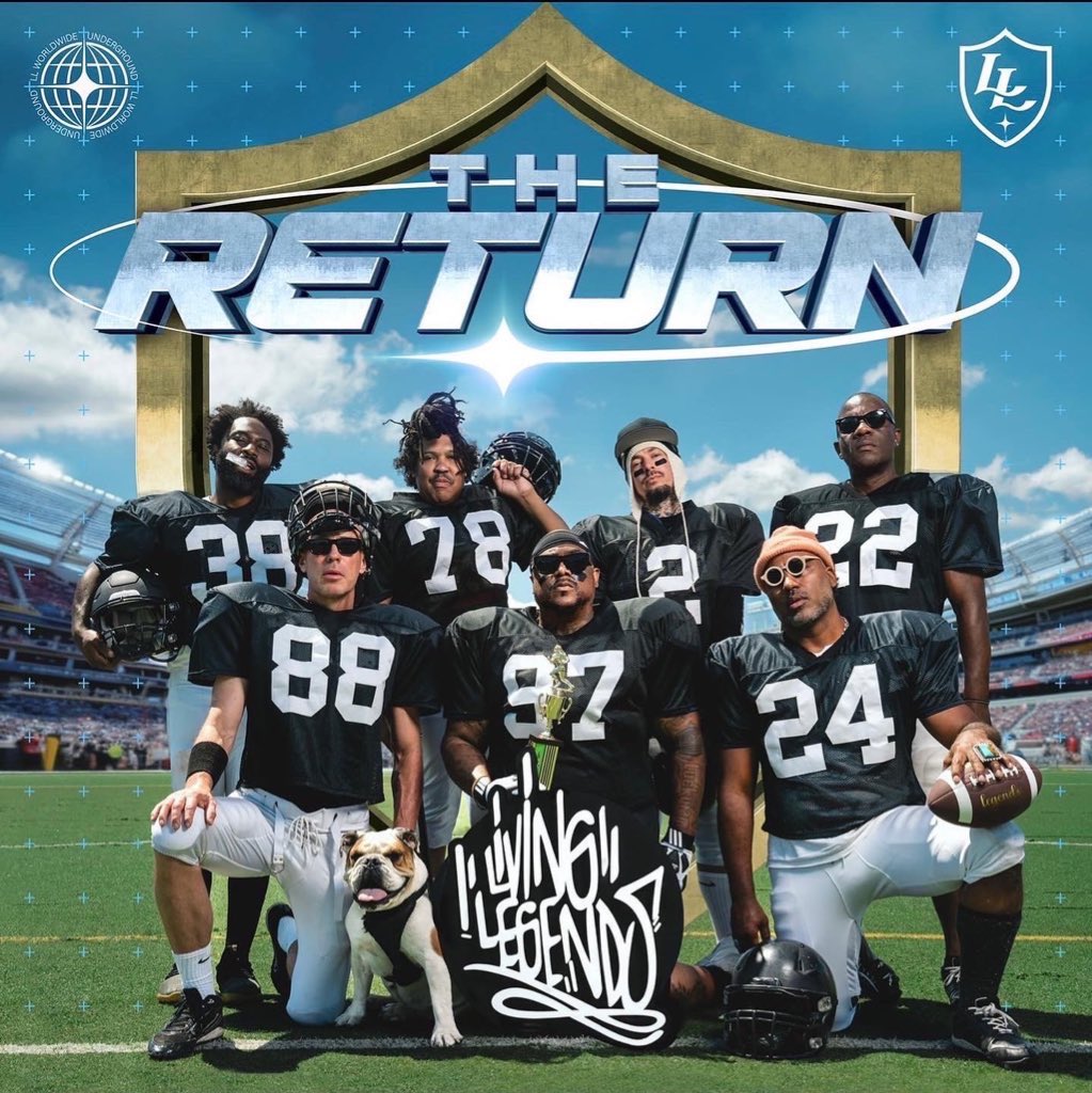 LuckyovLegends's tweet photo. Living Legends “The Return” Out NOW!!! https://t.co/qoUDkFYEo7