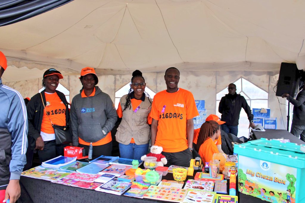 🏃🏾‍♀️To champion the #16Days campaign, we proudly joined forces with <a href="/NairobiCityGov/">Nairobi City County</a> and <a href="/unwomenkenya/">UN Women Kenya</a> in the #NairobiRunAgainstGBV, echoing one resounding message: there's #NOExcuse for gender-based violence. Together, let's continue standing against this injustice!💪