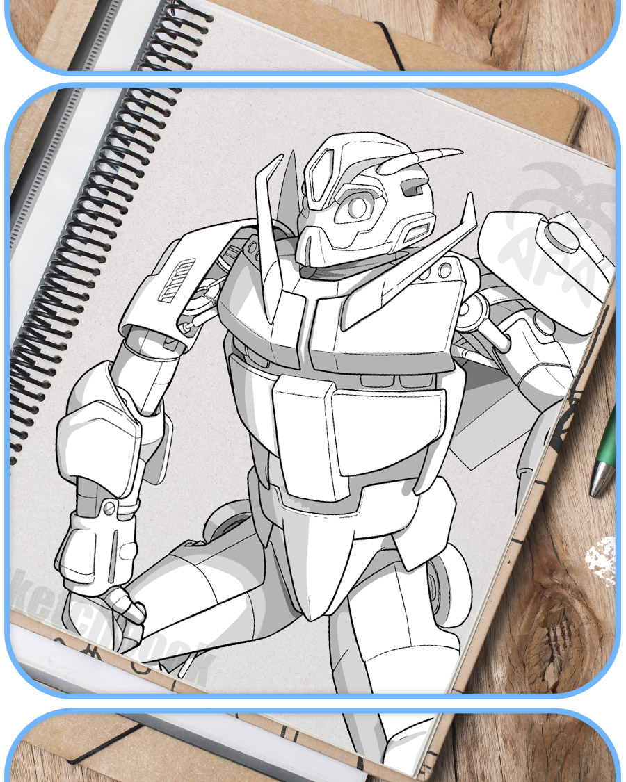 alienprideart's tweet photo. Work in progress day 27 prompt, #cybernetic #mecha aliens are difficult to me
#wip #workinprogess
Thank you for joining alienber2023 !
#drawingchallenge #dtiys #drawing #promptlist #alienber2023 #alienber #characterart #aliencharacter #transformers #bumblebee https://t.co/Jbv56oQEtk