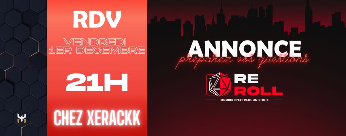 On espère que vous serez au rdv! 🔥