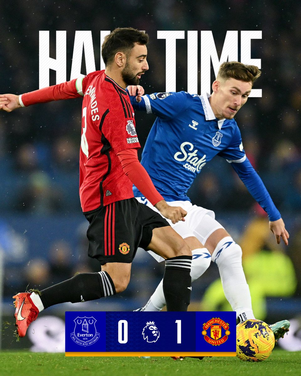 Everton's tweet photo. HT. Behind at the break. 

🔵 0-1 🔴 #EVEMUN https://t.co/74dEbfzRcy
