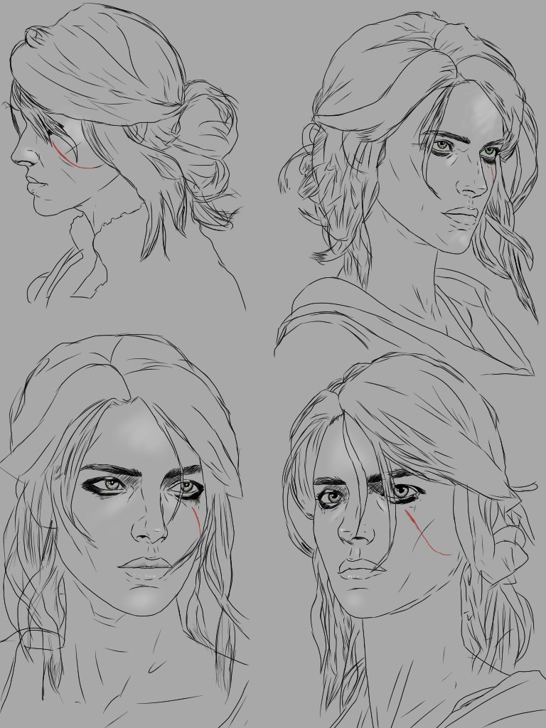 FlamingRedWolfA's tweet photo. Made some more quick, stylized digital sketches, this time of Cirilla Fiona Elen Riannon, most commonly known as #Ciri from @witchergame using #AutodeskSketchbook and my fingers!
#thewitcher3 #TheWitcher #TheWitcherFanart #TheWitcherArt #WitcherFanart #WitcherArt #Witcher3 https://t.co/WXoUSE4Yni