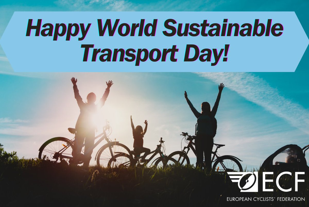 Today is the first World Sustainable Transport Day! 🚶🚲🚆🚋 For us, cycling is the best sustainable way to travel! We hope you were on your bicycle today! 🚲🥳